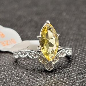 BP - RBP2935 - Beautiful Lab Created Citrine - Size 6